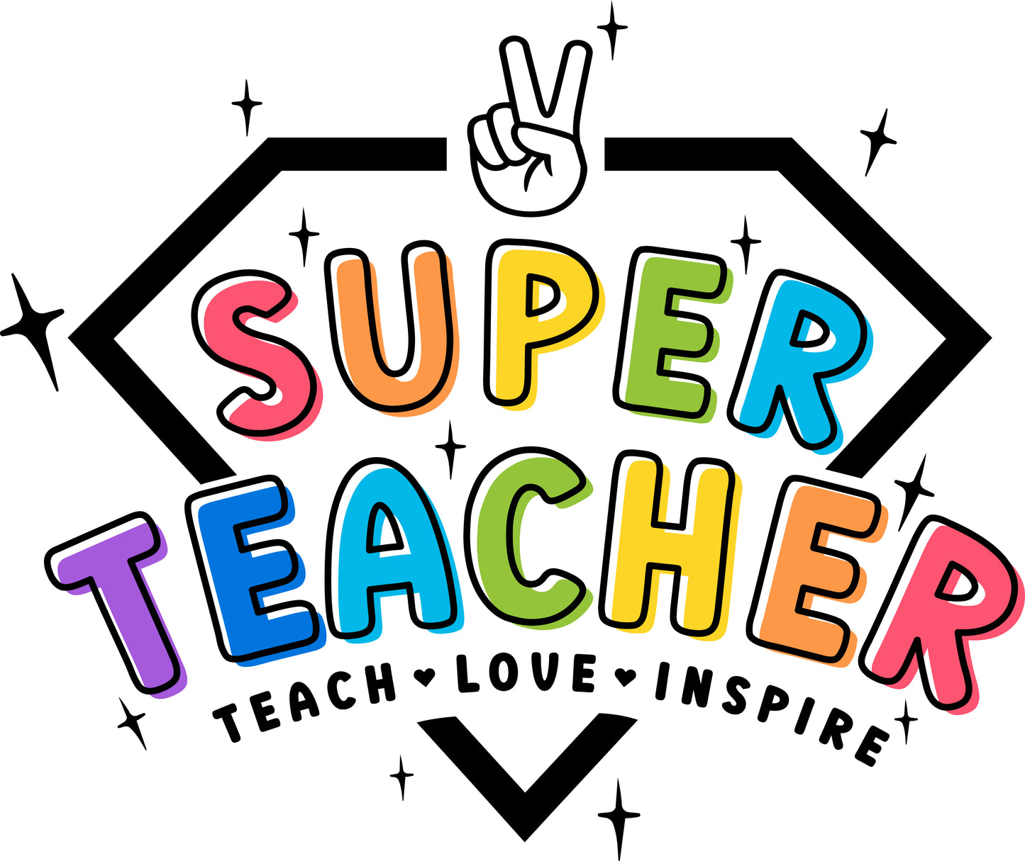 Medium Tote Bag - Super Teacher